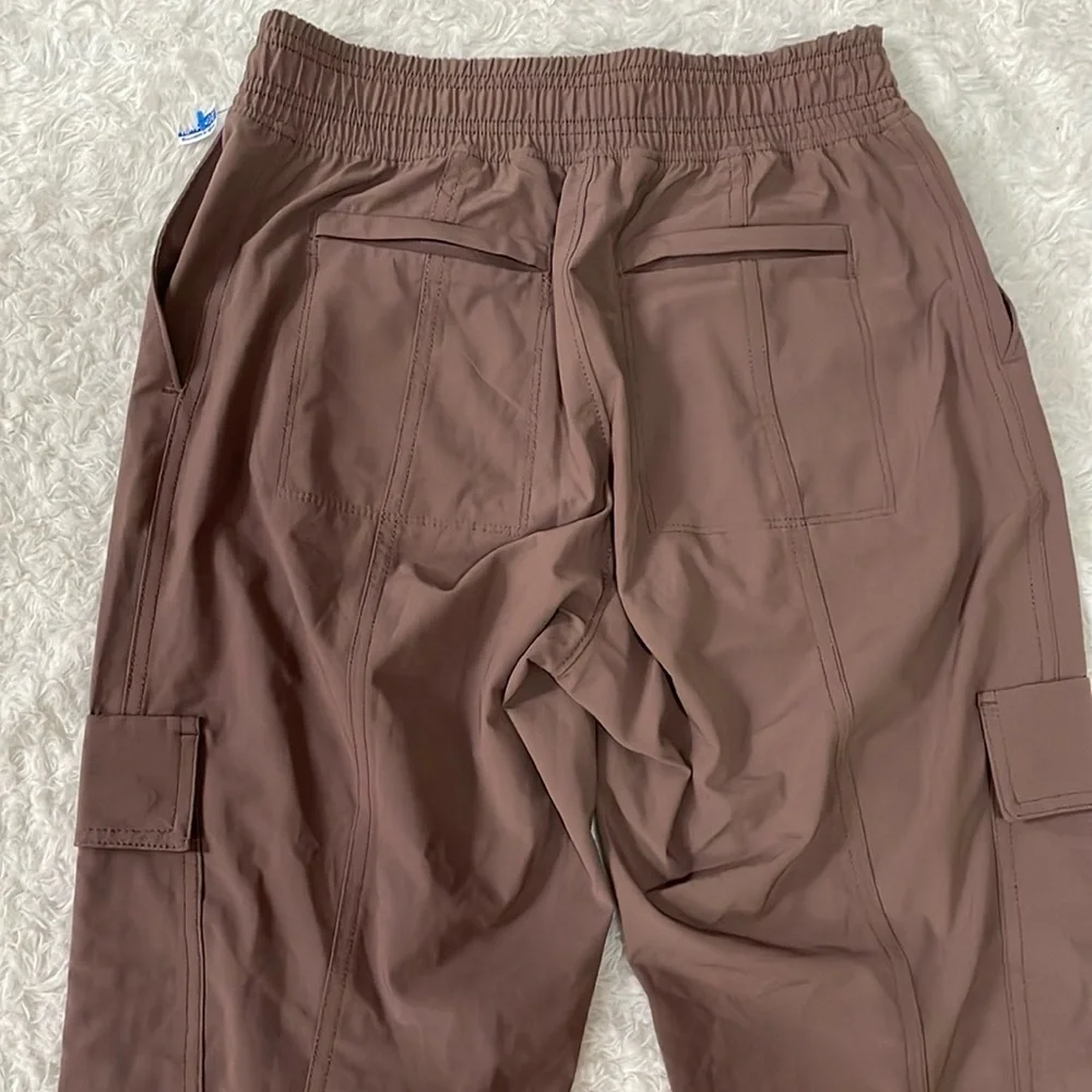 Athleta Brown Track Joggers Relaxed Fit